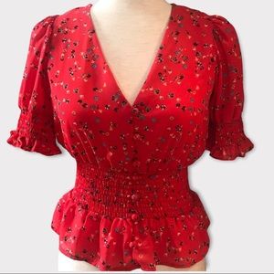 Sienna Sky floral blouse size xs